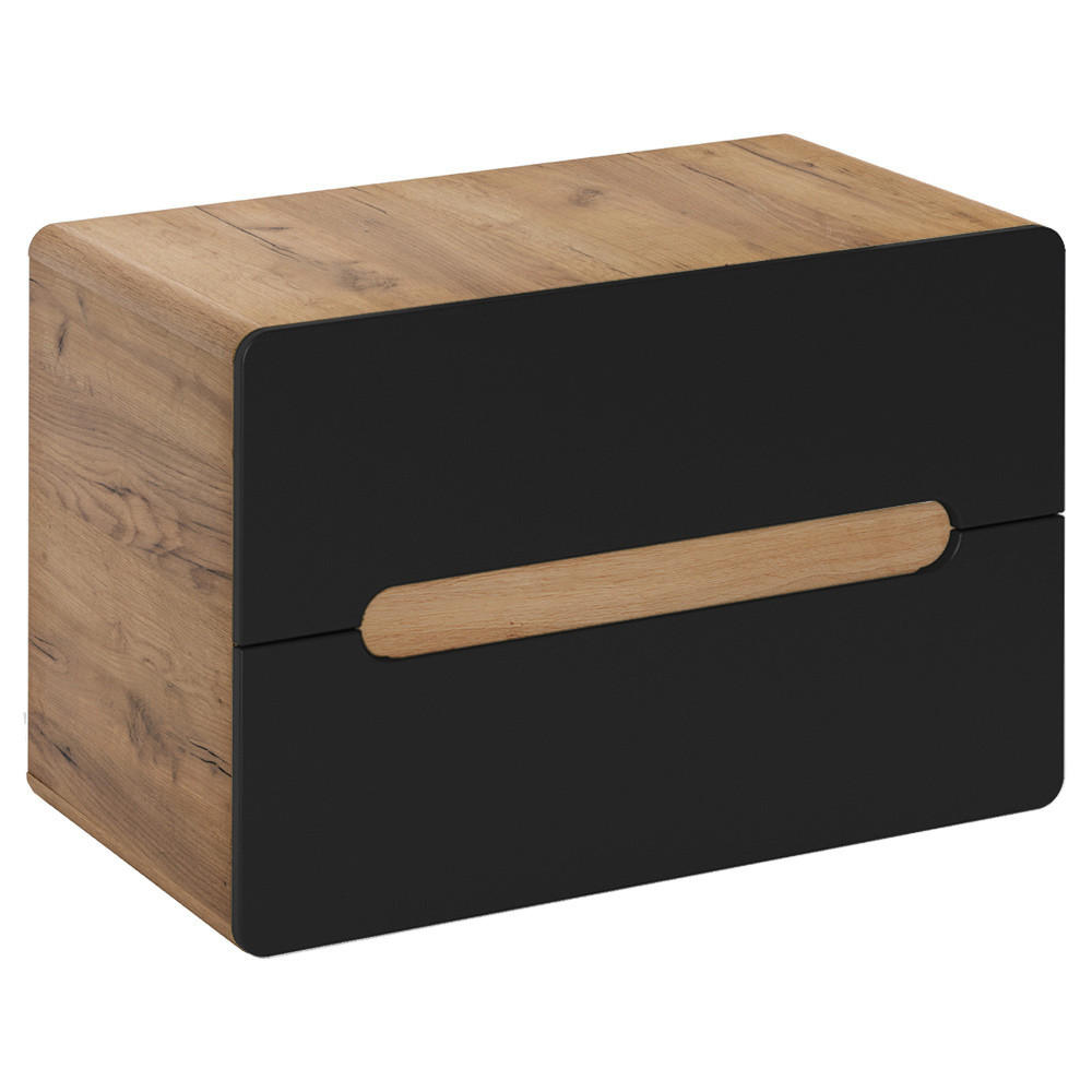 WASCHBECKENSCHRANK New-luton - Grau, Holzwerkstoff (80/53/46cm) - Lomado