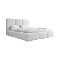POLSTERBETT Doppelbett Kestle 180x200 cm Weiß - Weiß, Textil (180/200cm) - Fedve
