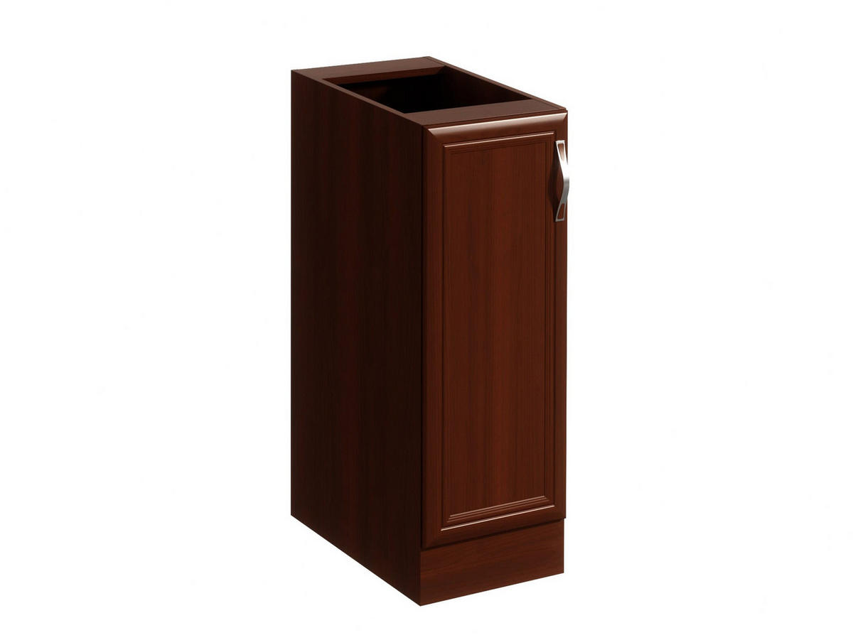 UNTERSCHRANK D30 – Sycylia Milano – für kleine und große Küchen – Milano / Walnuss / Rechts - Walnussfarben, Holzwerkstoff (30/82/47cm) - ROYAL24_MARKT