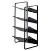 FLASCHENREGAL Tower schwarz 20/40/20 cm 4 Etagen - Schwarz, Metall (20/40/20cm) - Yamazaki