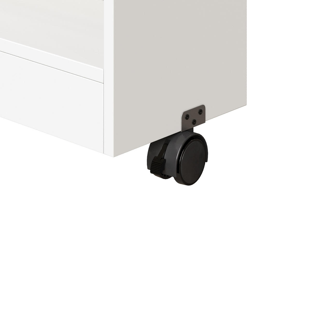 BAROVÝ stůl z MDF 135-205x39x100 cm bílý, rozkládací, pojízdný s LED, USB a úložným prostorem - bílá, kompozitní dřevo (205/100/39cm) - Modfu