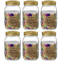 WECKGLAS Weckjars Quattro Stagioni - ø 11 cm / 1 Liter - 6 Stück - Transparent, Glas (2/17/11cm) - Bormioli Rocco