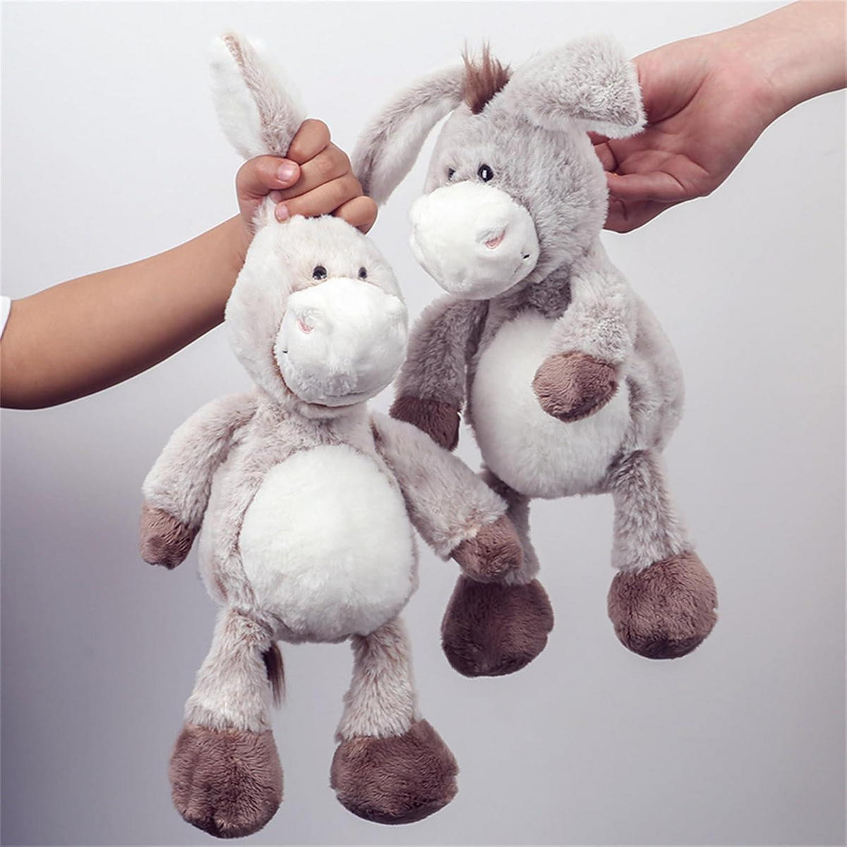STOFFTIER Esel 30 cm - Braun, Textil (15/30cm)