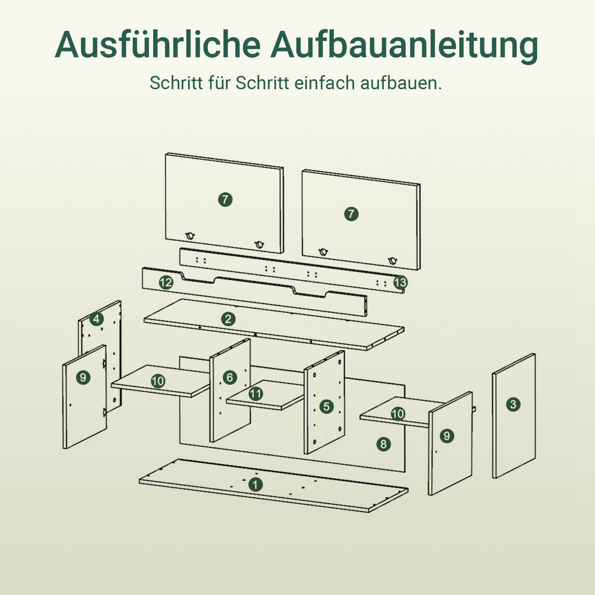 SCHUHBANK Weiß, , 100 cm breit, 2 Türen mit verstellbaren Einlegeböden, offenes Mittelfach, Sitzpolster in Grau - Weiß, Holzwerkstoff (100/48/34cm) - SoBuy