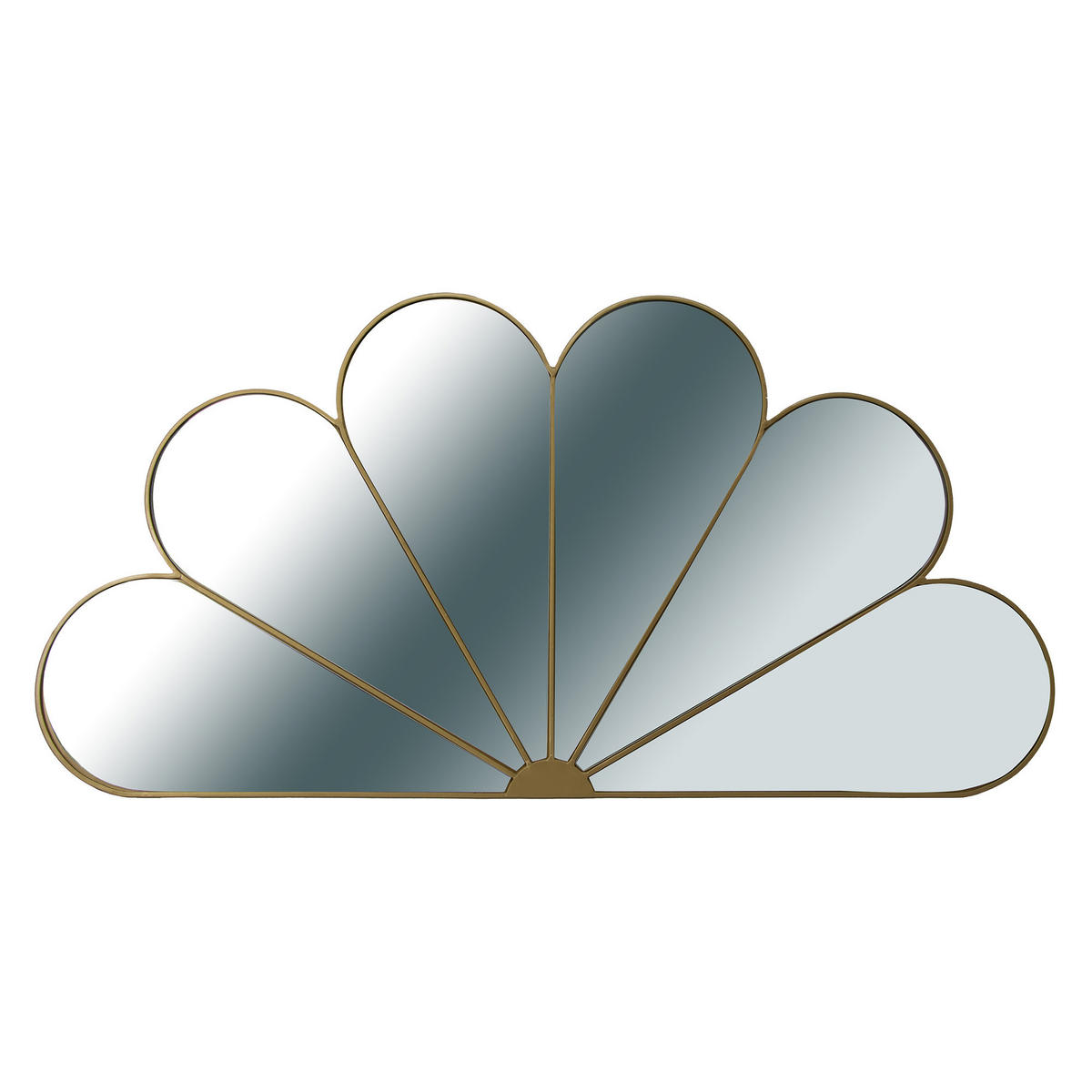 SPIEGEL Dolly - 68x61cm - Goldfarben, Glas/Metall (61/1/68cm) - Art for the Home