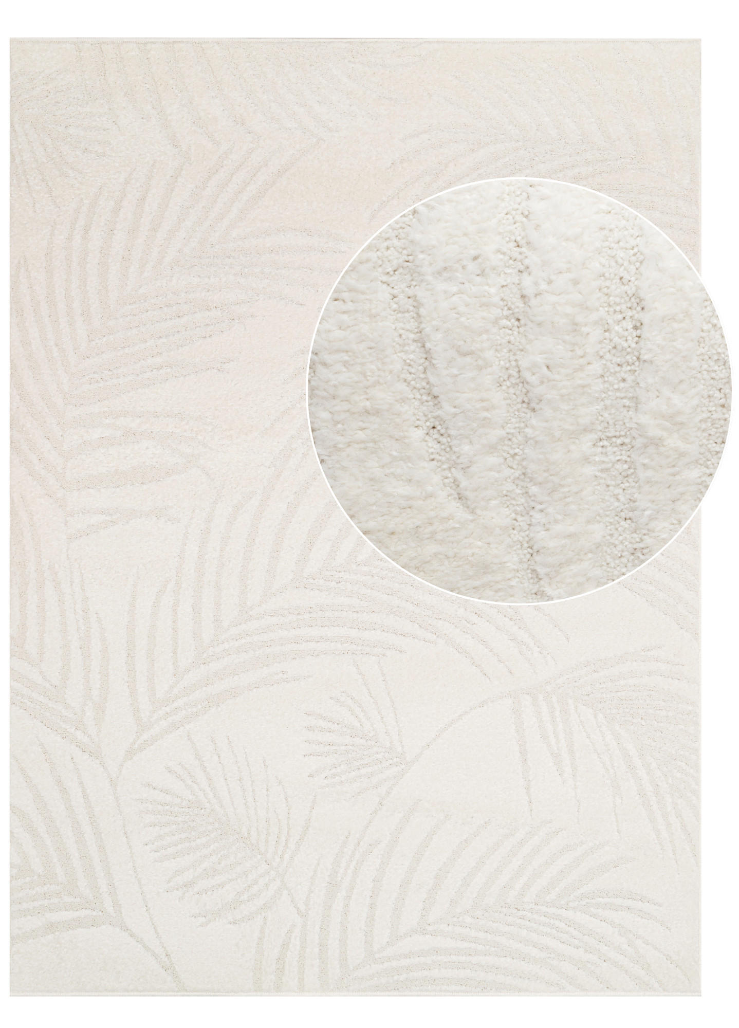TEPPICH TERRA Creme 160/220 cm - Creme, Textil (160/220cm) - Tapiso
