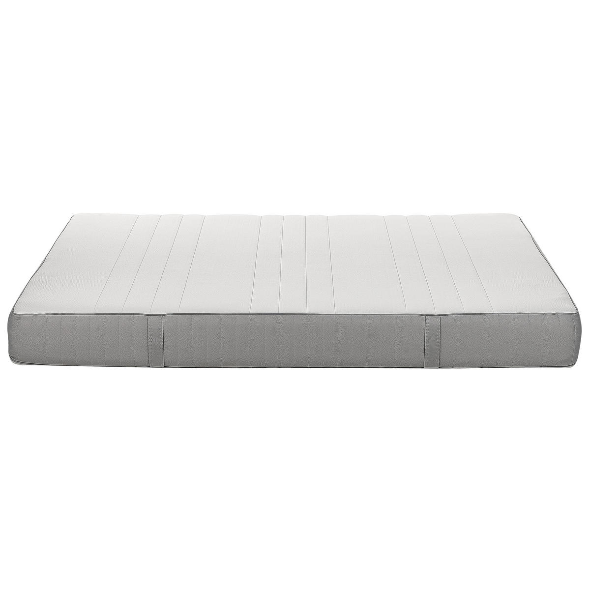 SCHAUMMATRATZE H3/4 Fest 180/200 cm Cheer - Weiß, Textil (180/200cm) - Beliani