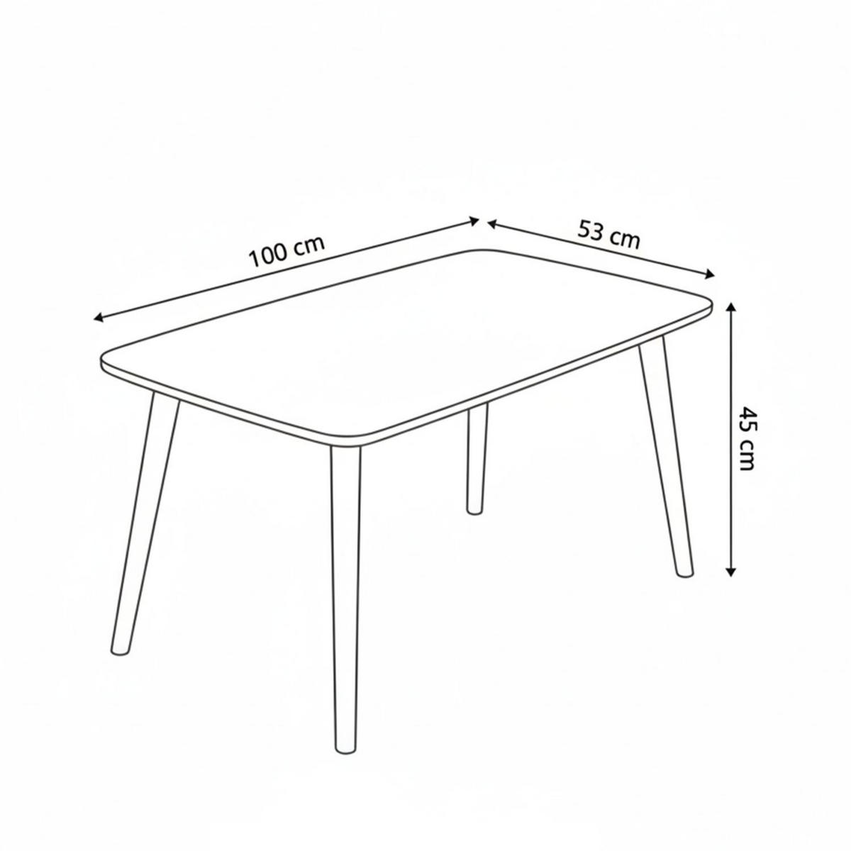 COUCHTISCH luci Braun - Braun, Holz (100/53/45cm) - Habitat Garten