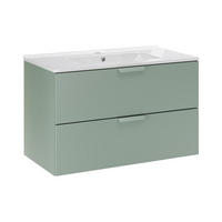 WASCHTISCH 81cm Oria Grün - Grün, Holzwerkstoff (81/50/46cm) - Petits-meubles