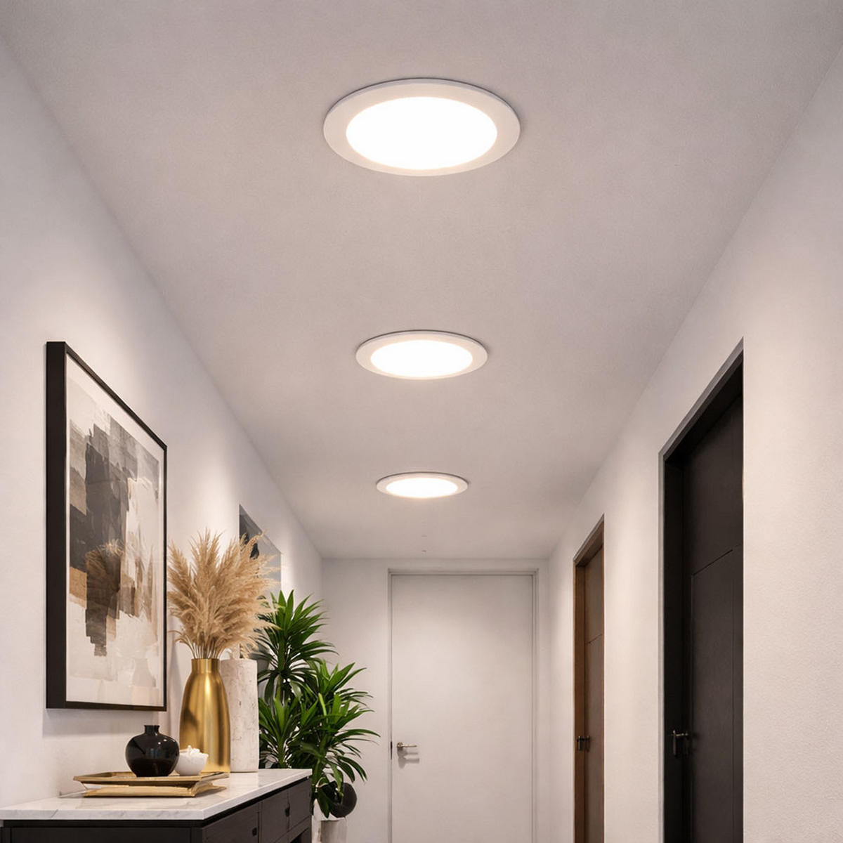 LED EINBAUSTRAHLER PREMIUM LINE Weiß - Weiß, Metall (12/2/12cm)