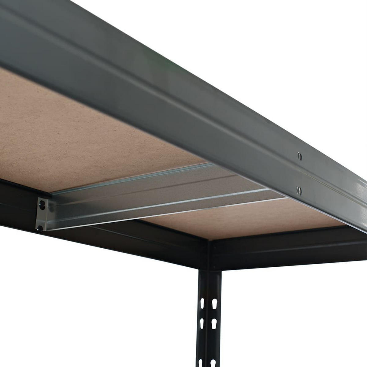 REGALSYSTEM 180x180x180x45cm 4B. grau - Grau, Metall (360/180/45cm) - AR Shelving