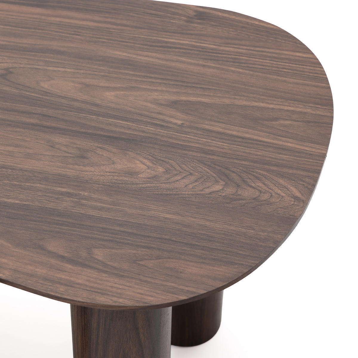 COUCHTISCH 2er Set Holz in Walnussoptik,86cm &69cm - Walnussfarben, Holzwerkstoff (53/85/45cm) - Hometopia