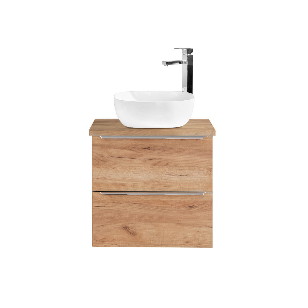WASCHTISCH 60.4cm April Holz - Braun, Holzwerkstoff (60.4/59/46cm) - Petits-meubles
