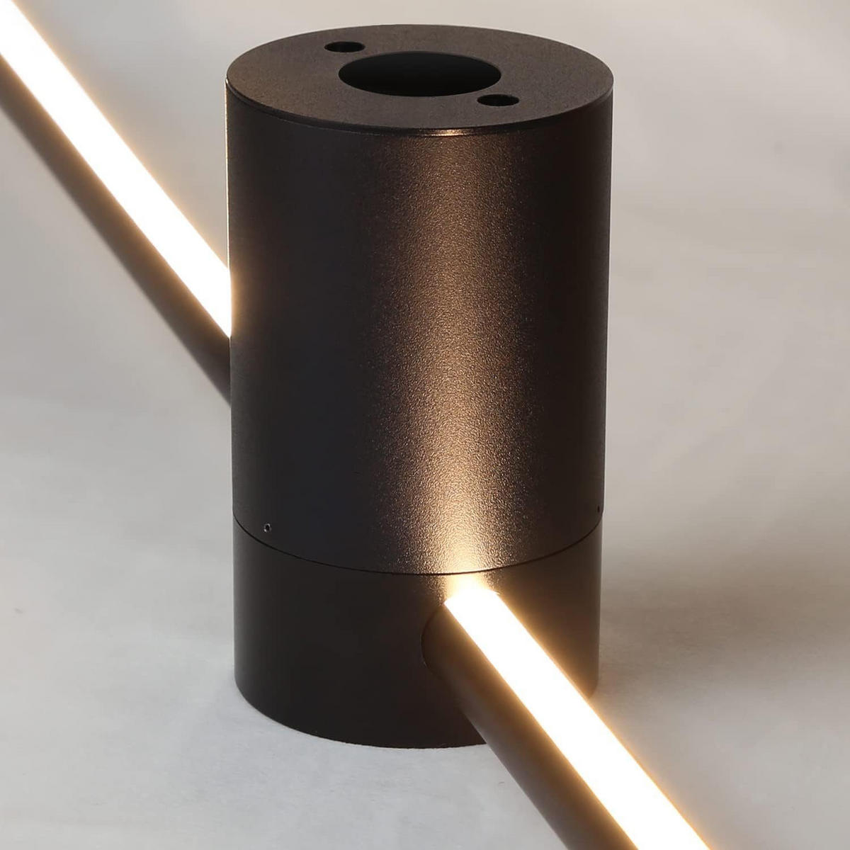 LED nástěnné světlo Yau 60/10/6cm - černá, kov (10/6/60cm) - Nettlife