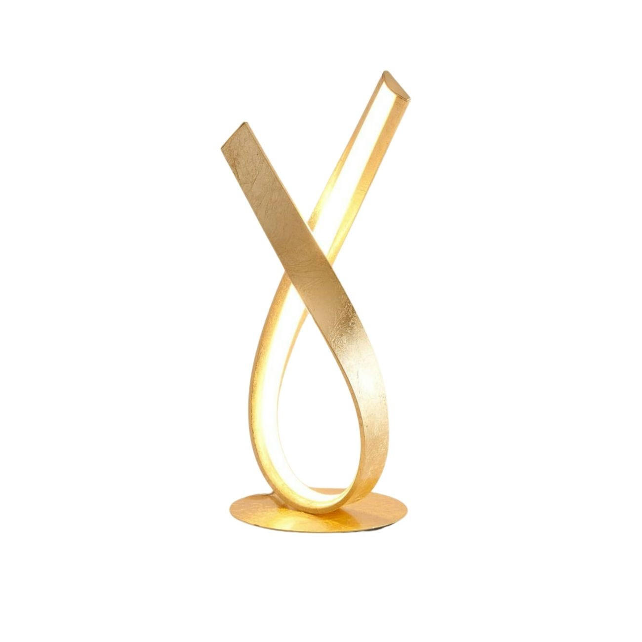 TISCHLEUCHTE Millenium, Gold / Messing, 40cm - Goldfarben, Metall (20/15/40cm) - KOSILUM
