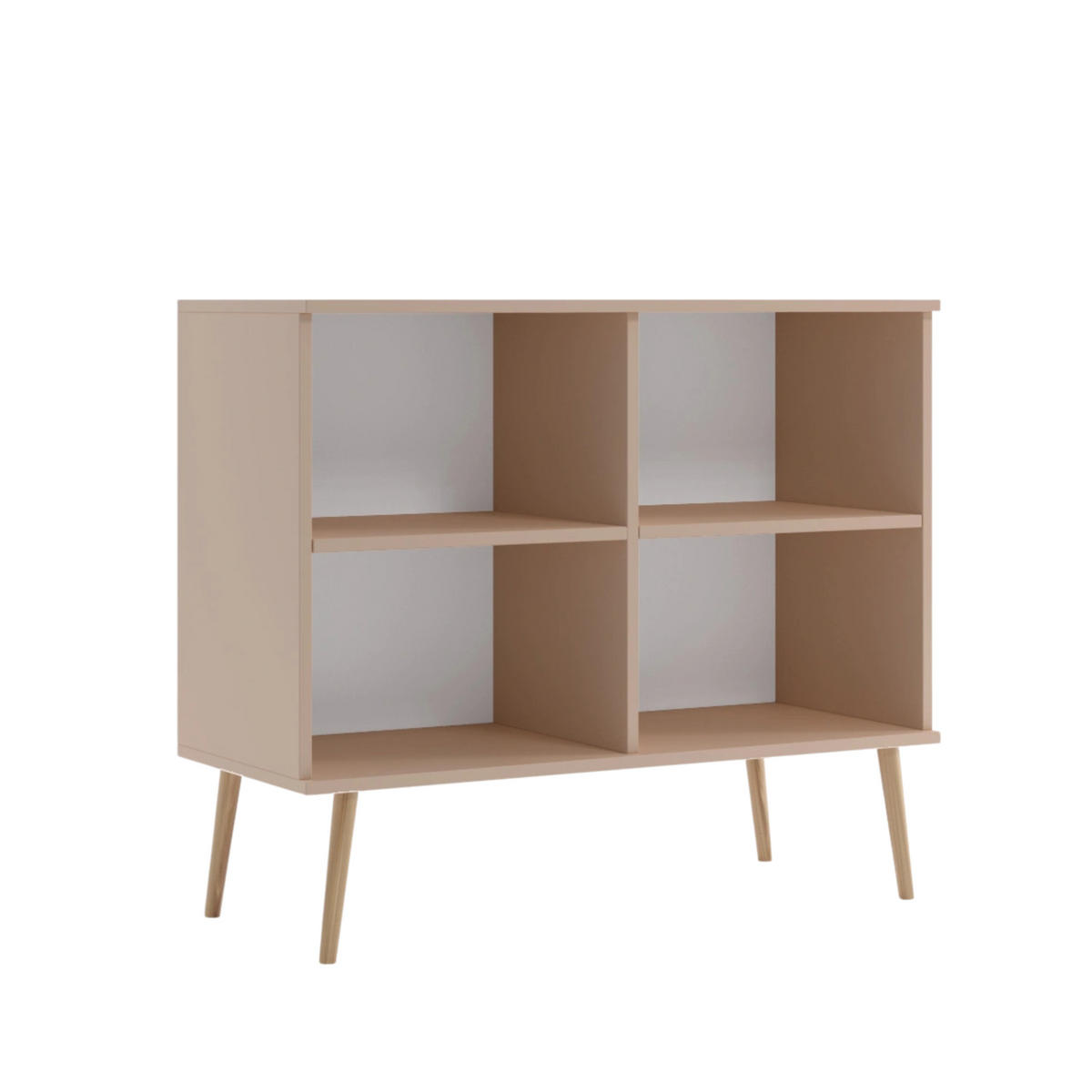 KOMMODE NATURA, 100 cm, Rosa, 2-türig - Rosa, Holz (100/85/42cm) - Excellent Home