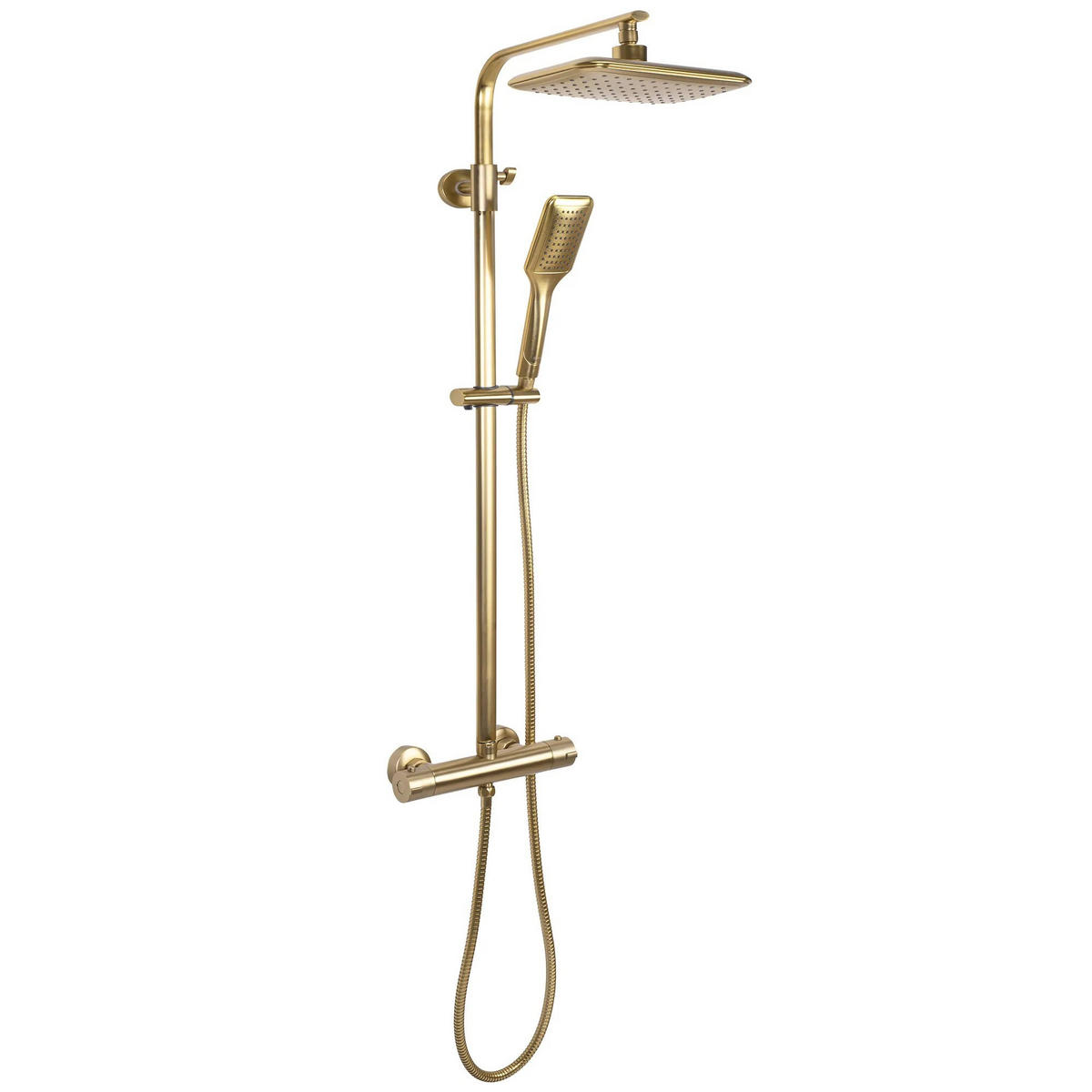 DUSCHSET Rea Tom Brush Gold - Goldfarben, Metall (27.5/120/39cm) - REA