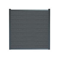 SICHTSCHUTZZAUN CALLADO PREMIUM - 185 cm, 1 x Element + 2 x Pfosten - Anthrazit, Kunststoff (180/185cm) - Home Deluxe