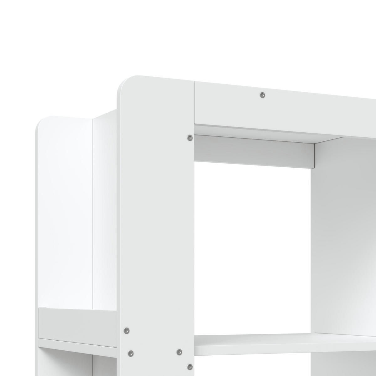 HIGHBOARD 60/200/40 cm Weiß aus Spanplatte mit 3 Schubladen - Weiß, Holzwerkstoff (40/200/60cm) - OKMYHOME