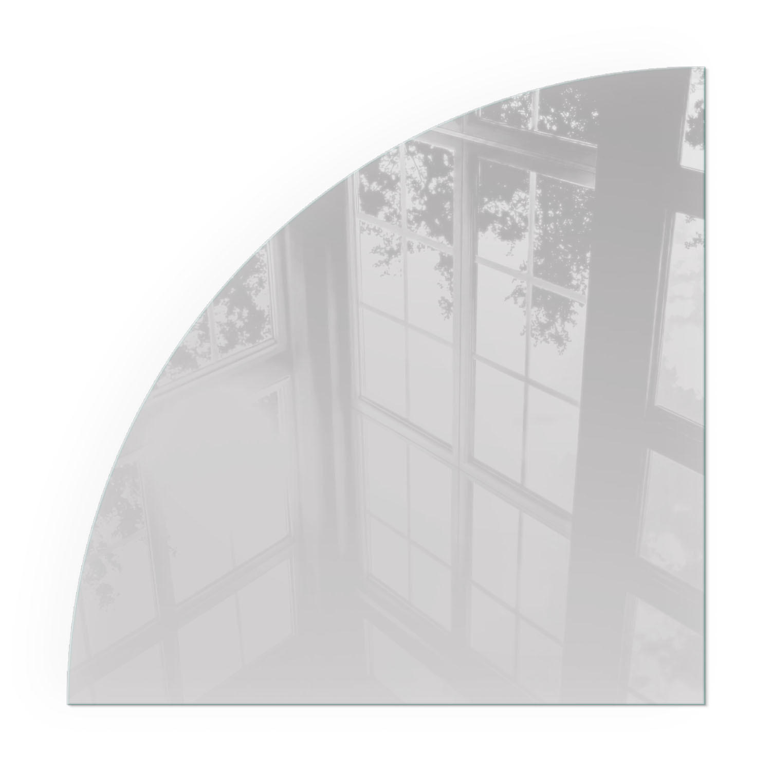 GLASPLATTE für Kamin 100x100 cm - Grau, Glas (100/100/0.4cm) - TULUP