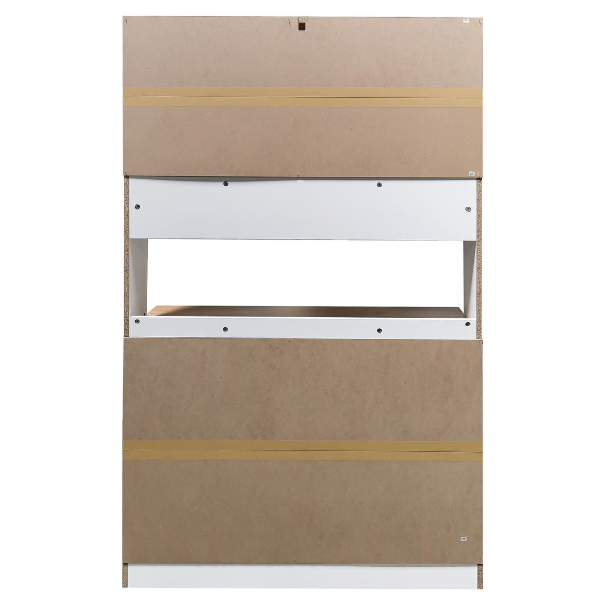 KÜCHENSCHRANK Buffet 175 cm Glastüren Weinregal Hakenleiste groß - Multicolor, Holzwerkstoff (106/175/39cm) - FLIEKS