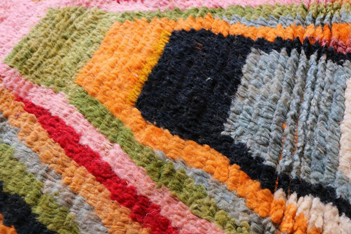 BERBERTEPPICH Teppichläufer aus reiner Wolle 250x 350 cm - Orange, Naturmaterialien (250/350cm) - AFK Living
