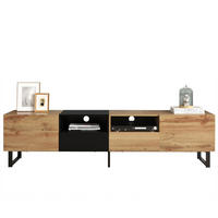 TV-SCHRANK Braun 190/38/48 cm - Braun, Holzwerkstoff (38/48/190cm) - Urban Meuble