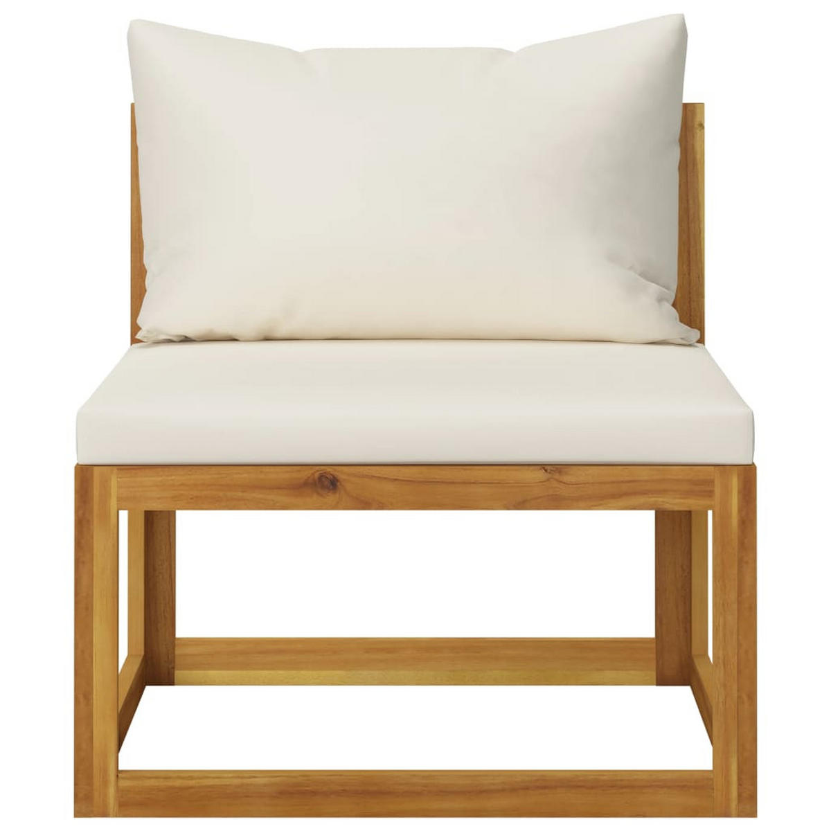 GARTENSET Reidhead 12-teilig - Creme, Holzwerkstoff - Nettlife