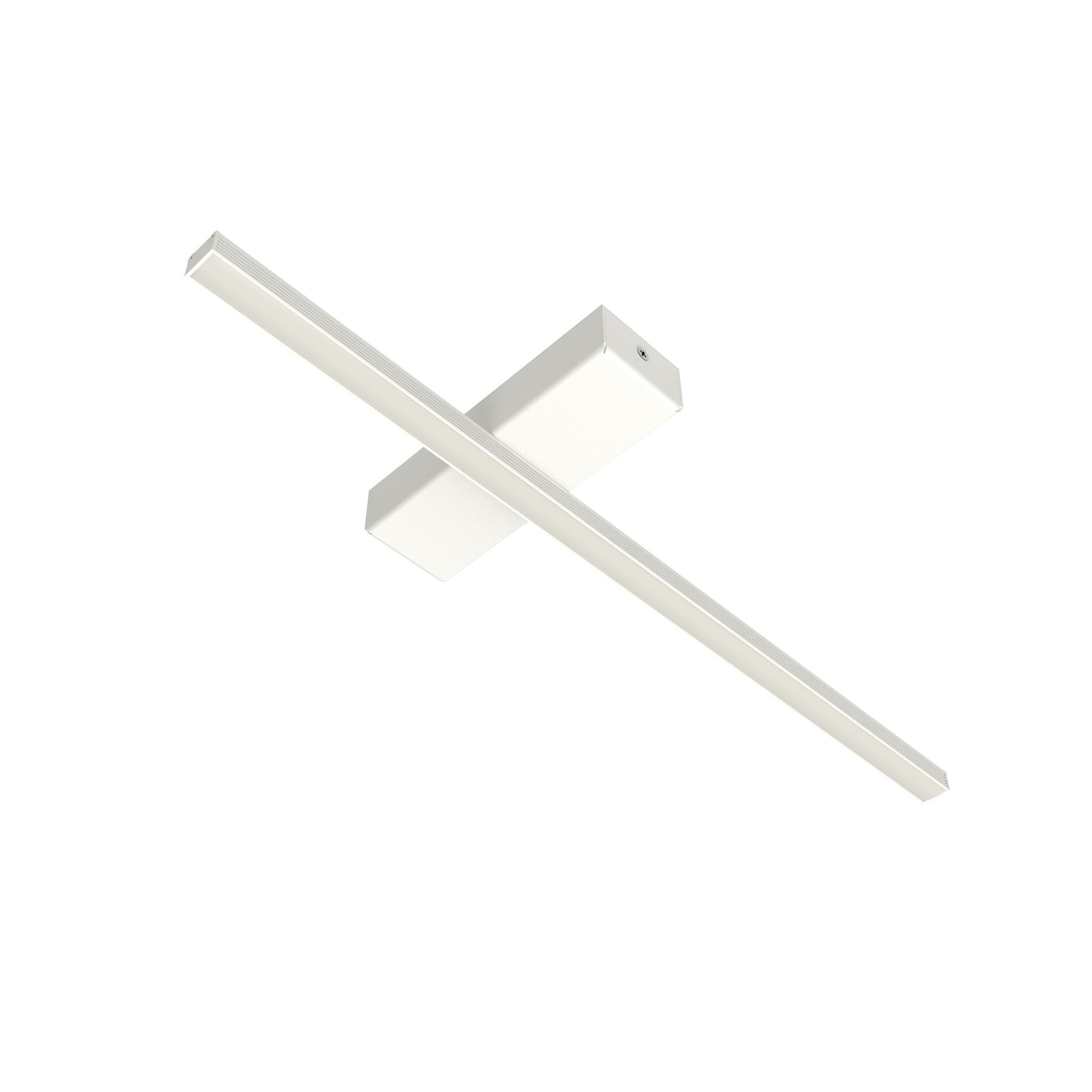 LED-DECKENLEUCHTE Splint L50 - Weiß, Metall (2/50/2cm) - Lumicom