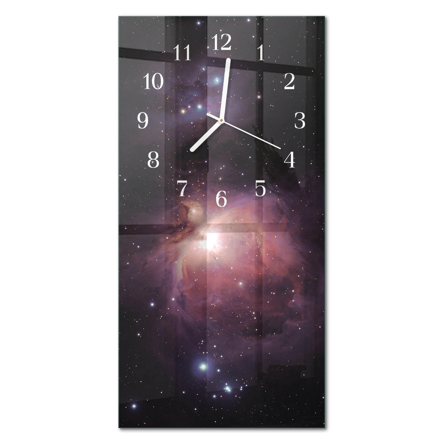 WANDUHR 30x60 cm - Londoner Bus - Multicolor, Glas (30/60/0.4cm) - TULUP