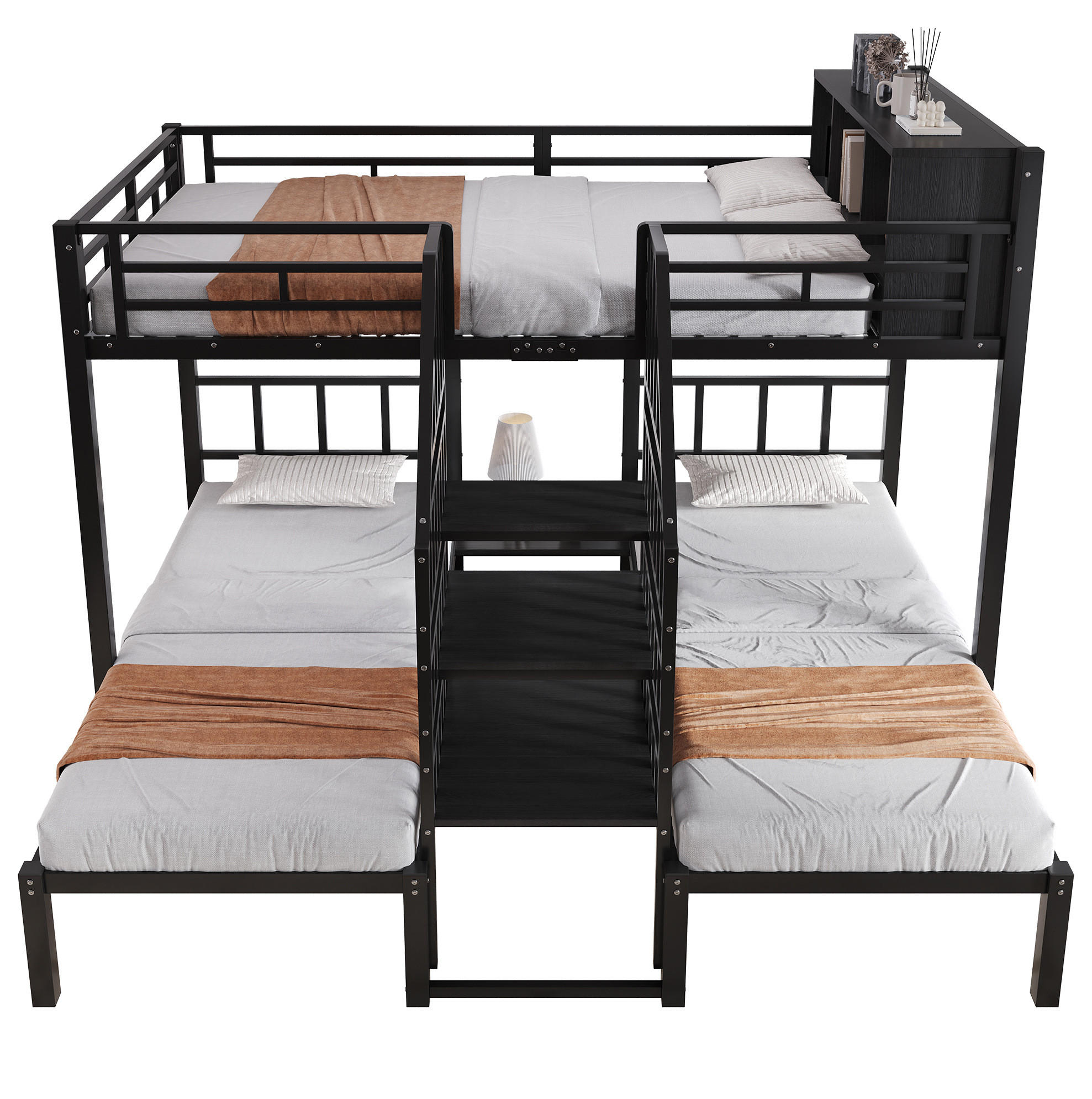 Ivmeu Etagenbett Schwarz 140x200 cm