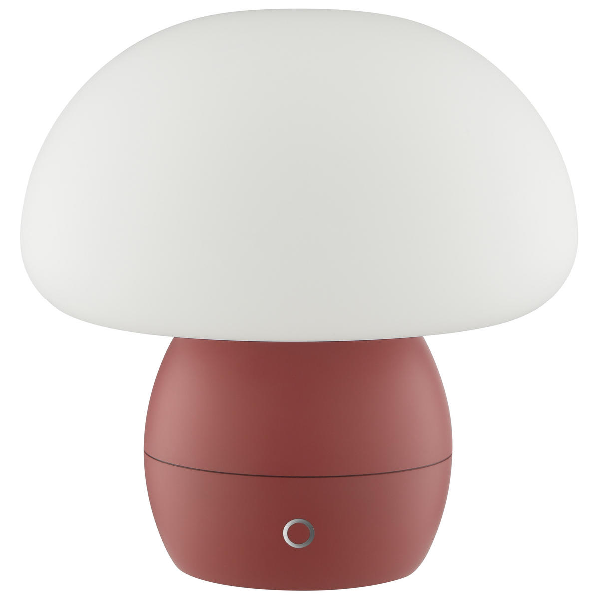 TISCHLEUCHTE Dupos Rot 22/22/22,2 cm - Rot, Kunststoff (22/22/22.2cm) - Brilliant