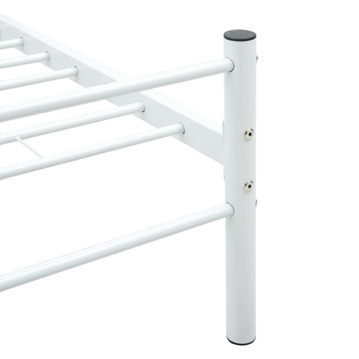 METALLBETT Hightower 167/209 cm - Weiß, Metall (160/200cm) - Nettlife