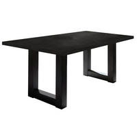 ESSZIMMERTISCH Eila 8 180 x 90 x 75 Esstisch Schwarzstahl - Schwarz, Holz (180/90/75cm) - 58aufmkessel