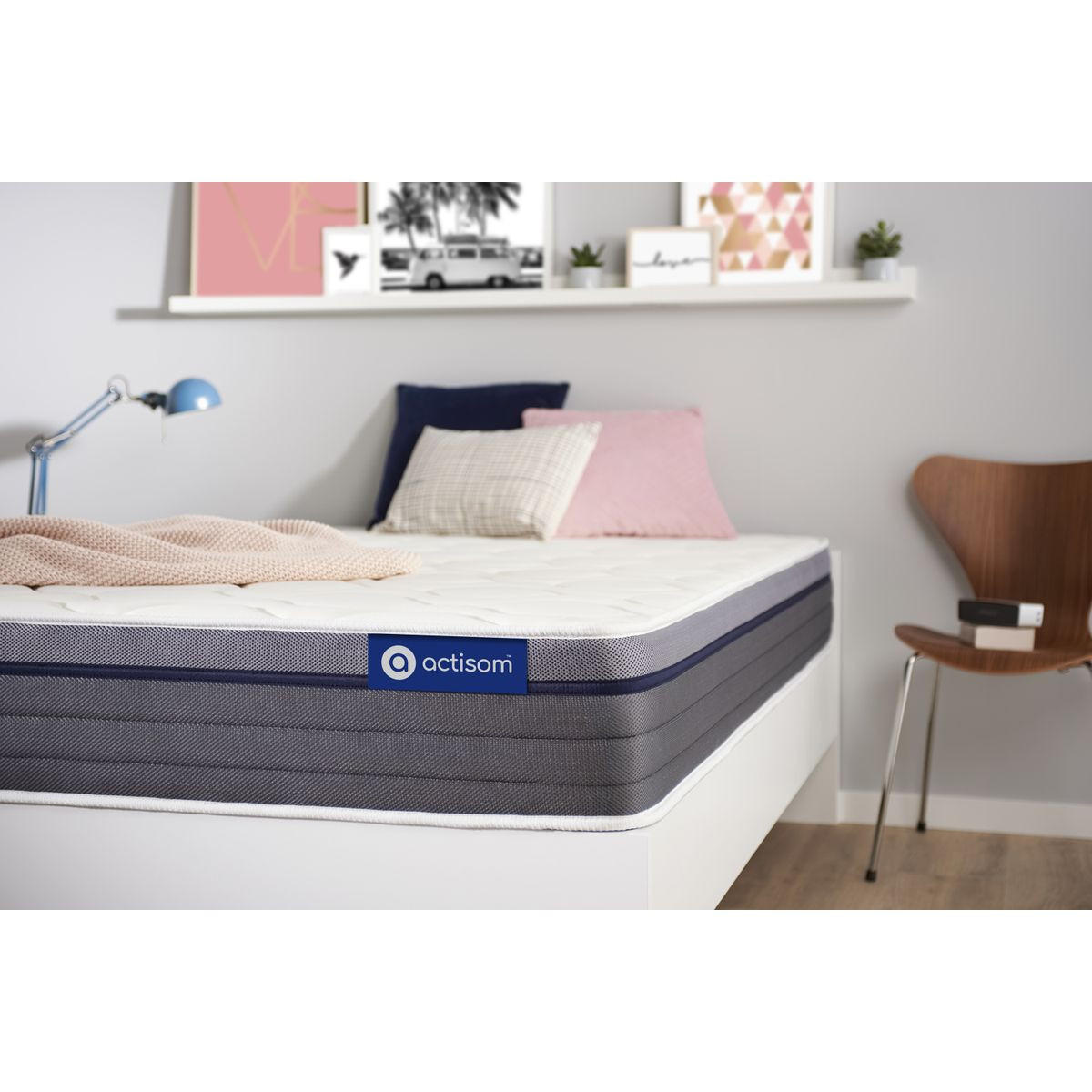 MATRATZE Actimemo zen Memory-Schaum 100 x 200 cm h1 - Weiß, Textil (100/200cm) - ACTISOM