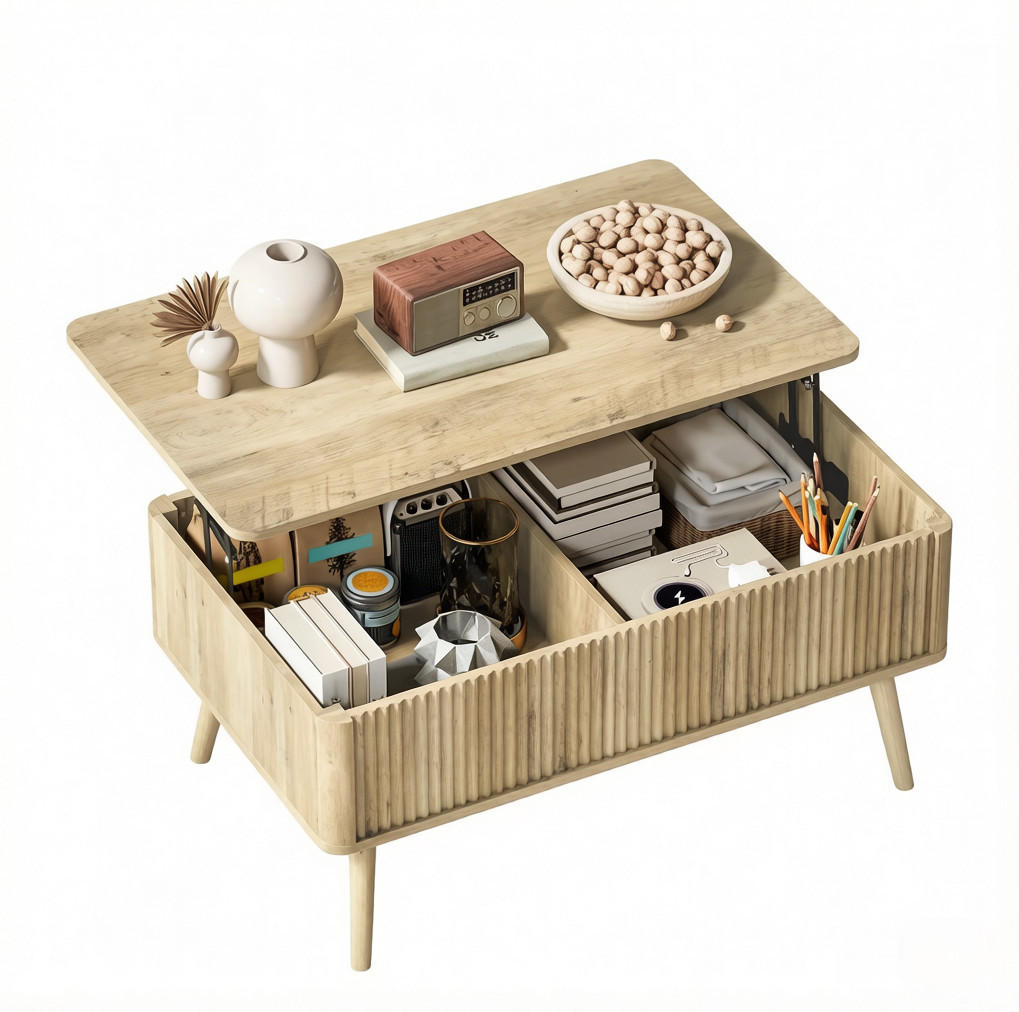 Ivmeu Couchtisch Eiche 56x43x91 cm