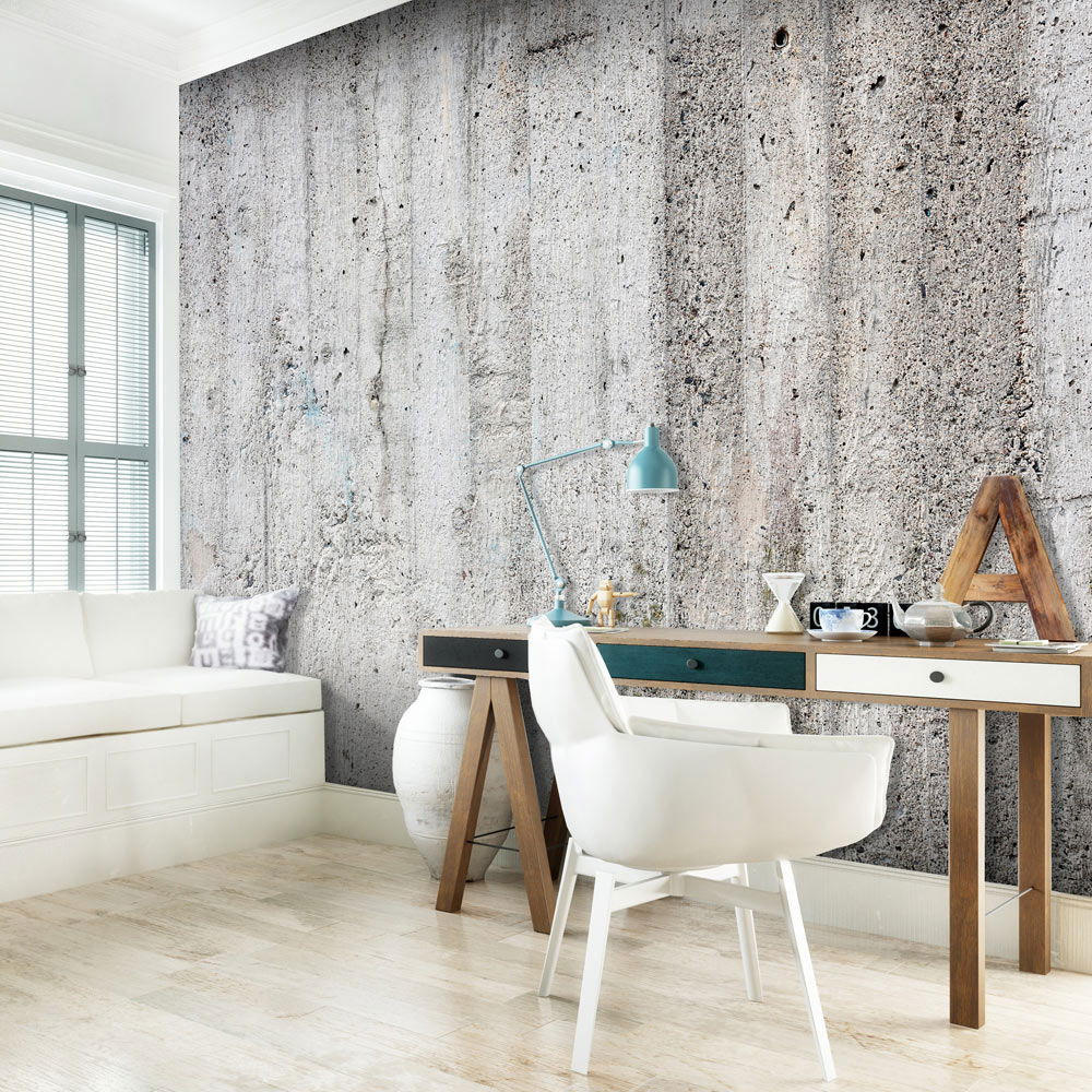 VLIESTAPETE Grau 100/70 cm - Grau, Textil (100/1cm) - KUNSTLOFT