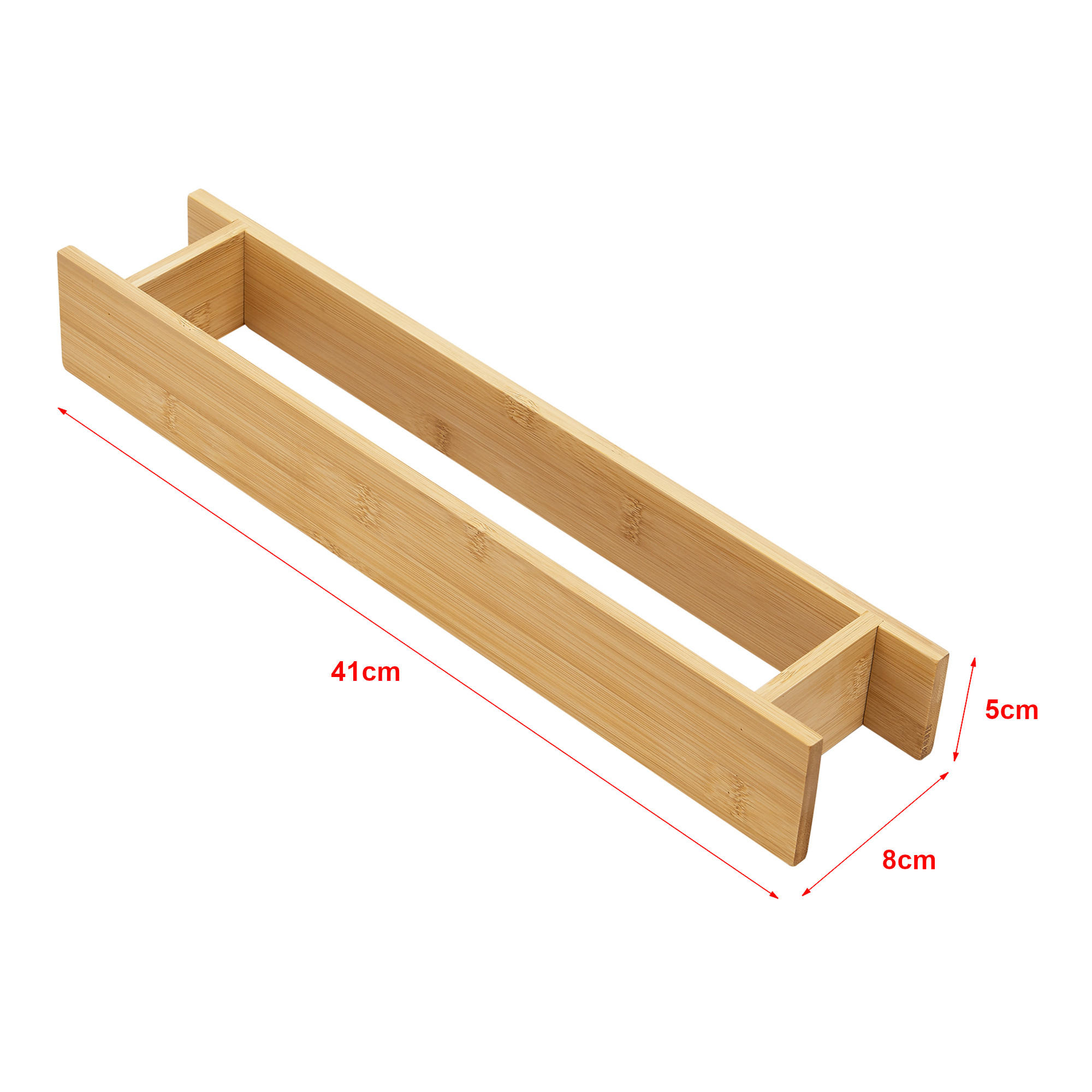 WAND-HANDTUCHHALTER Timrå - Naturfarben, Holz (41/5/8cm)