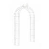 ROSENBOGEN Metall Weiß - Weiß, Metall (148/260/34.5cm) - CLP