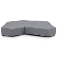 ABDECKHAUBE CALABRIA - Grau, Kunststoff (197/74/208cm) - IDIMEX