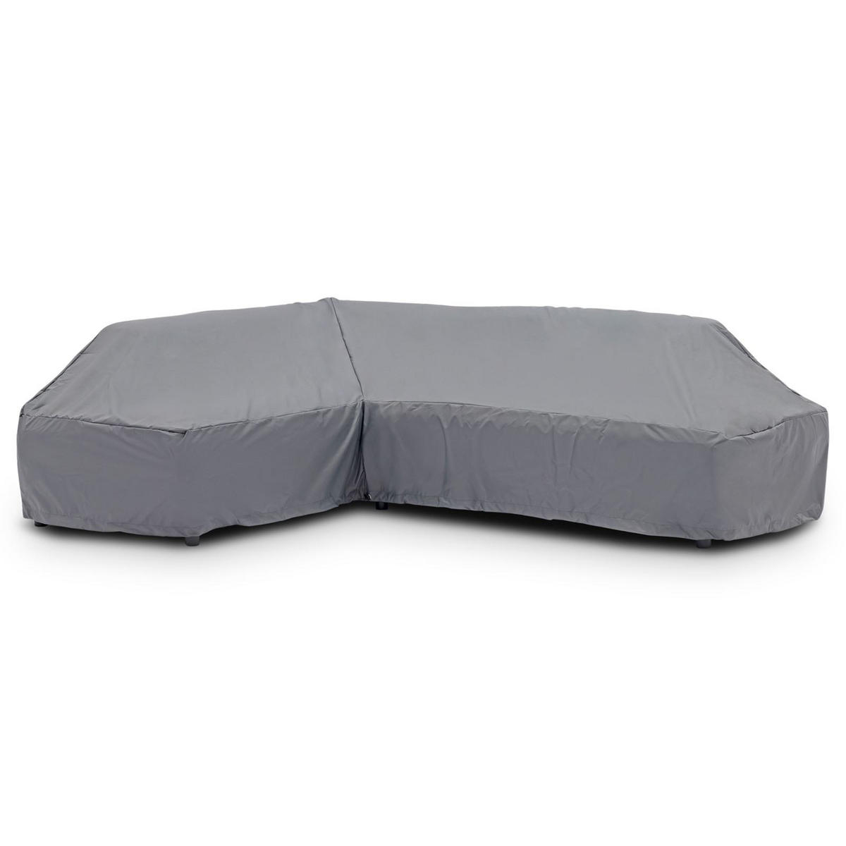 GARTENSOFA CALABRIA - Hellgrau, Kunststoff (251/74/193cm) - IDIMEX