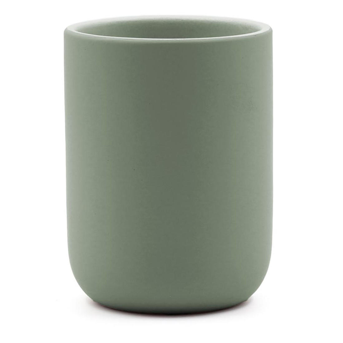 ZAHNBÜRSTENBECHER Ceralie Ø 7,5 cm - Hellgrün, Keramik (7.5/10.5/7.5cm) - Douceur d´intérieur