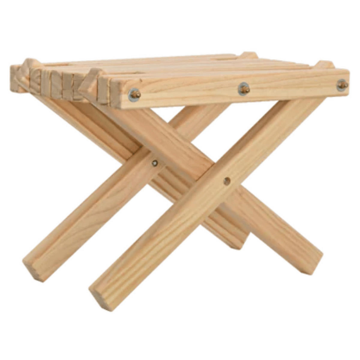 BALKONTISCH skandinavisch Holz ENNO Beistelltisch - Braun, Holz (42/32/32cm) - DELUKE