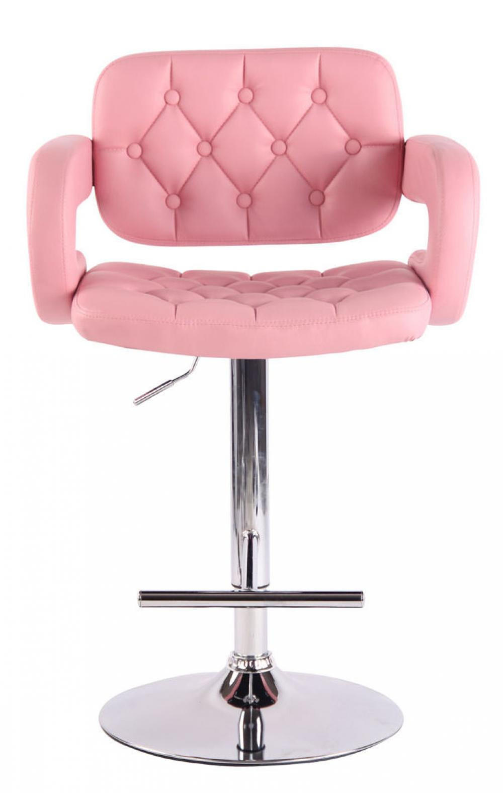 Thumbnail - CLP Barhocker, Pink, Textil, 62x103x55 cm, Esszimmer, Barmöbel, Barhocker