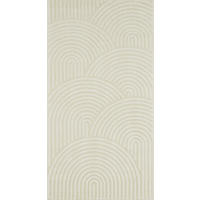 TEPPICH mit geometrischem Muster Bianca Creme 80x150 cm - Creme, Textil (80/150cm) - Nazar Rugs