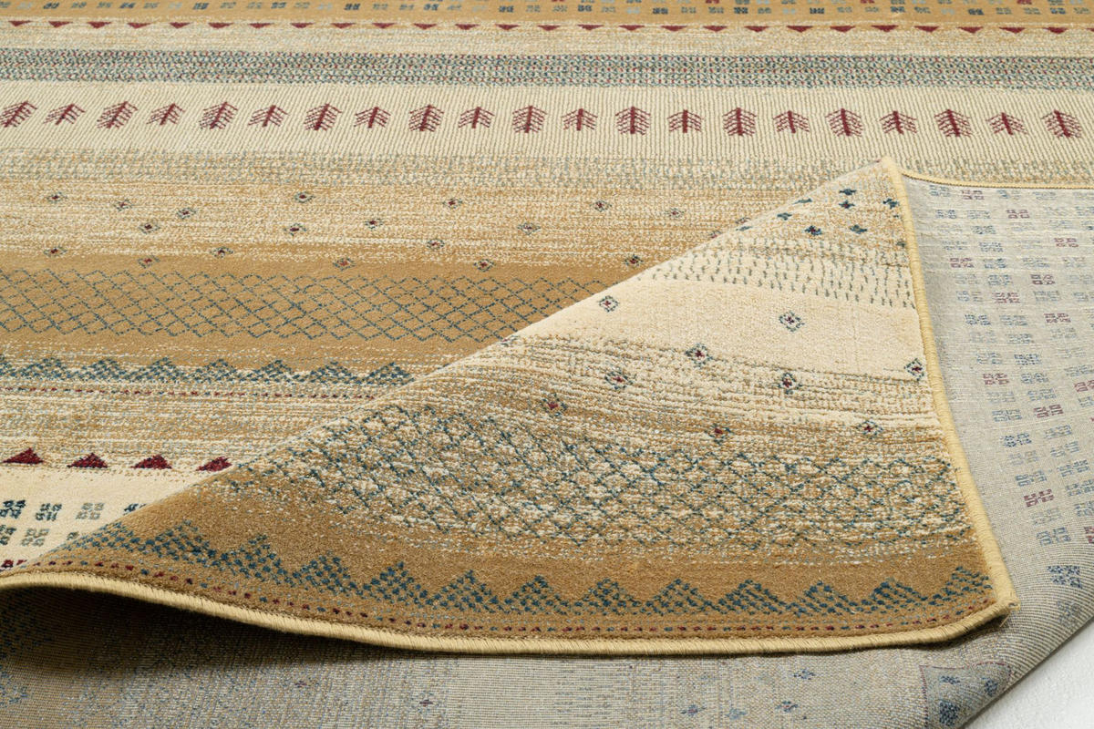 FLACHWEBETEPPICH Cherina 120x170 cm - Beige, Textil (120/170cm) - Gino Falcone