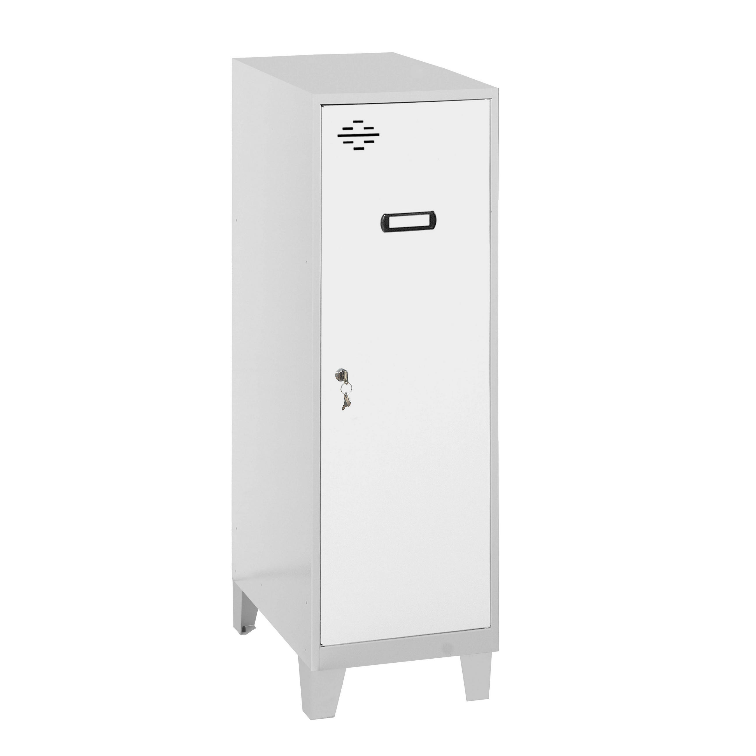 Proregal Schliessfachschrank Weiß 30x101.5x50 cm