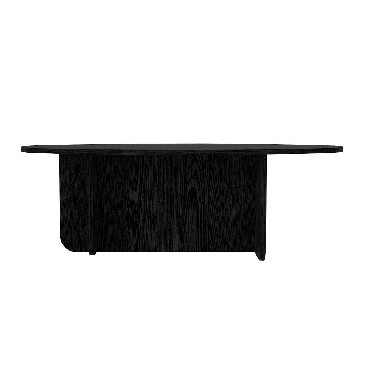 COUCHTISCH Luminous Schwarz Holzoptik 120x60 cm - Schwarz, Holzwerkstoff (60/120/40cm) - moebel17