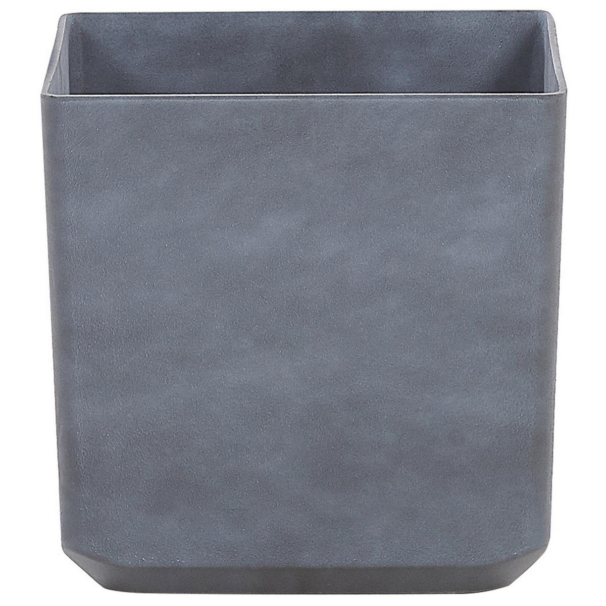 BLUMENTOPF grau quadratisch 43/43/43 cm Artiki - Grau, Stein (43cm) - Beliani
