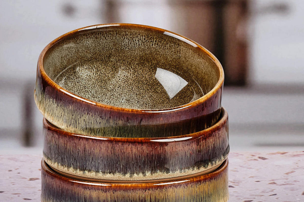 KOMPLETTSERVICE Genesis - 36er-Set - Basalt - Braun, Keramik (1/1/1cm) - Björn